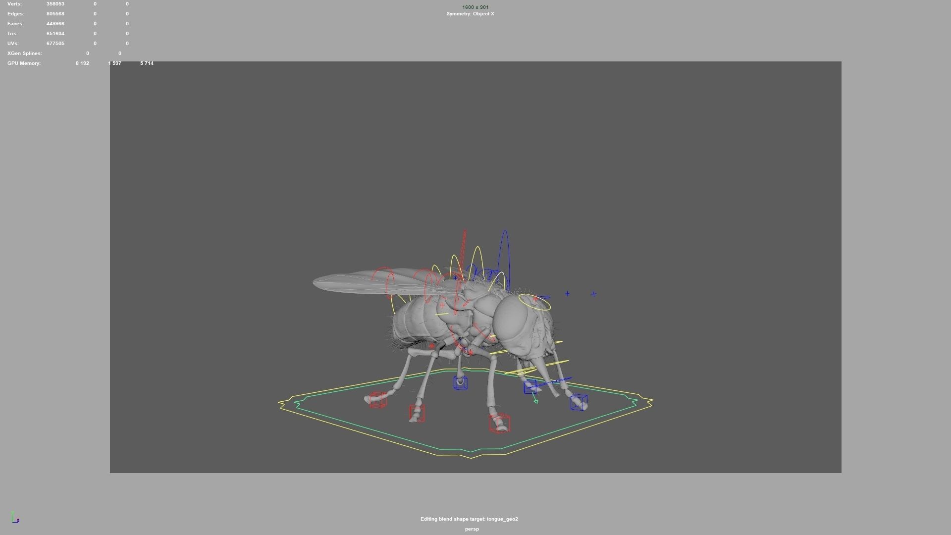 housefly fly 3D model_14
