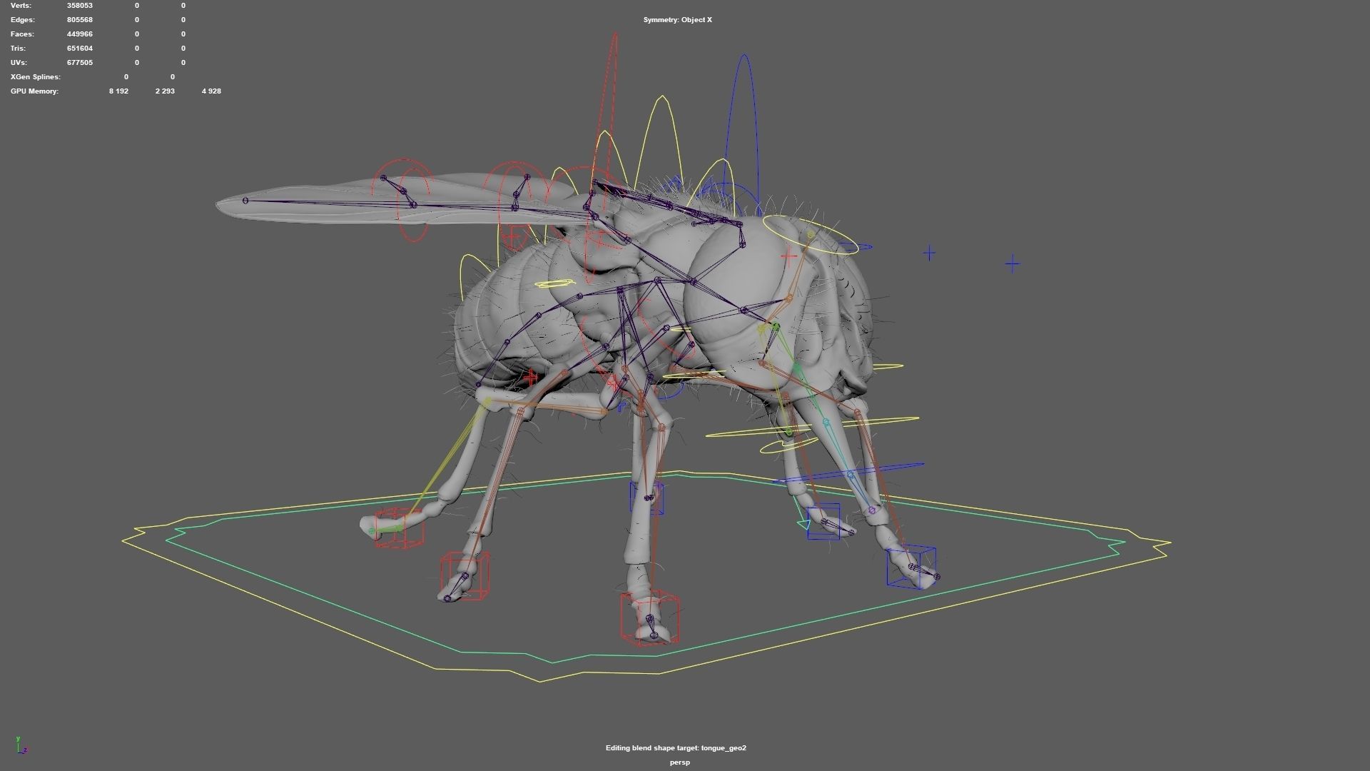 housefly fly 3D model_16