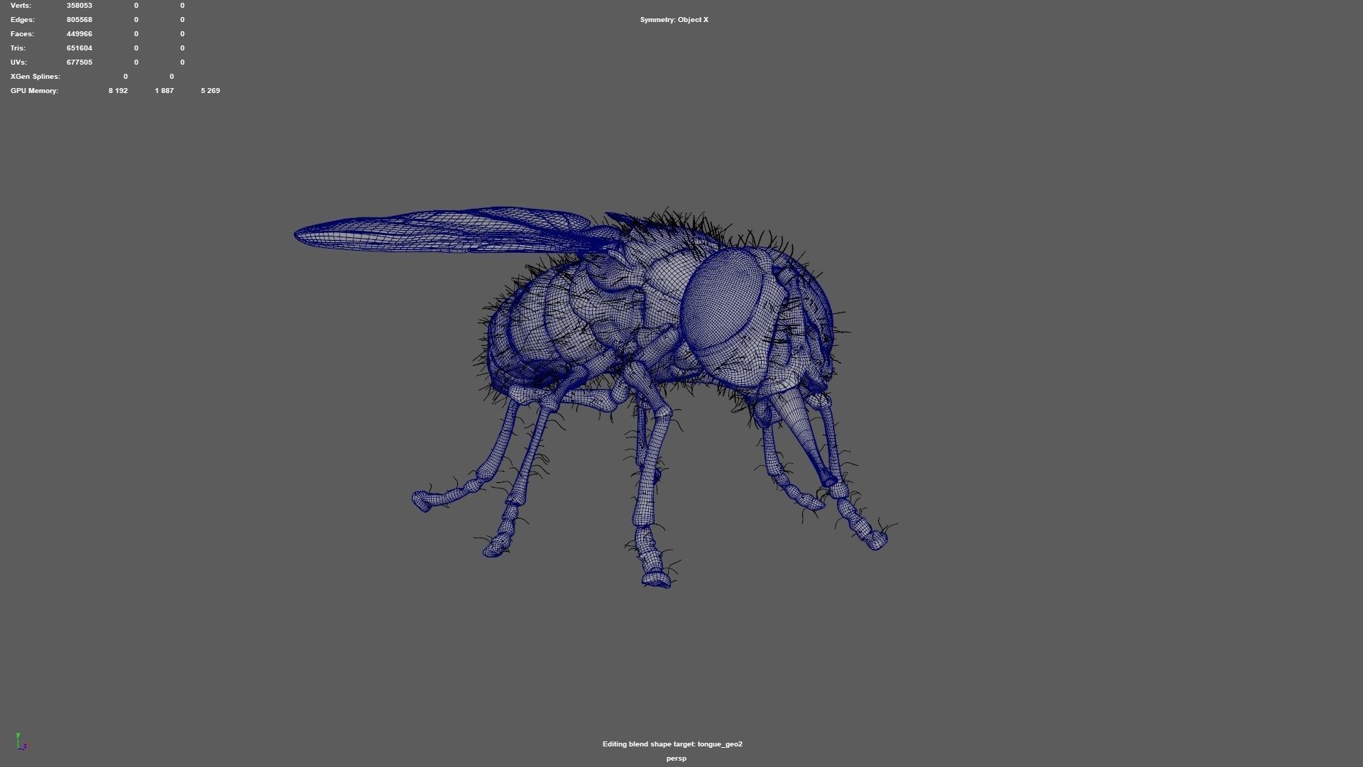 housefly fly 3D model_17