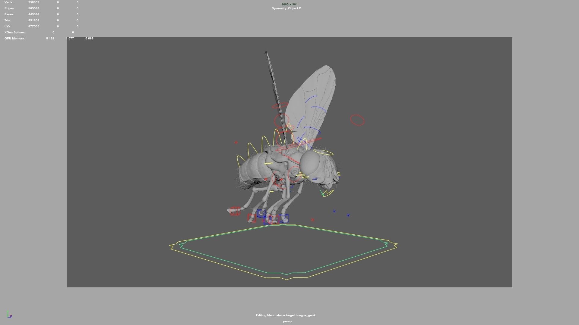 housefly fly 3D model_15