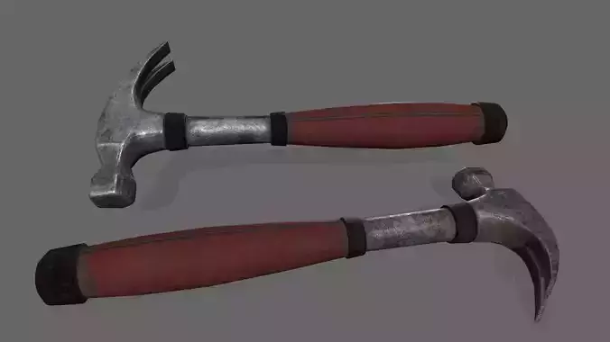 Hammer Low-poly 3D model
