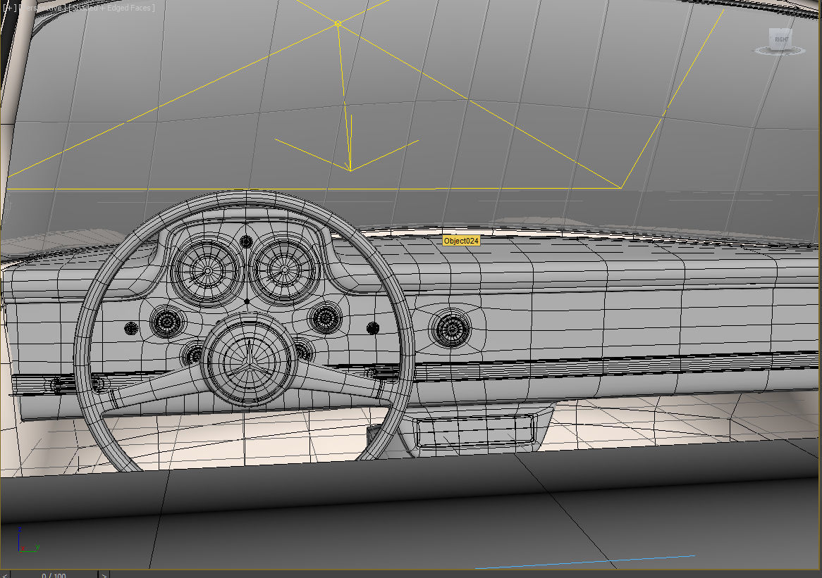 mercedes benz 300 sl 3D model_3