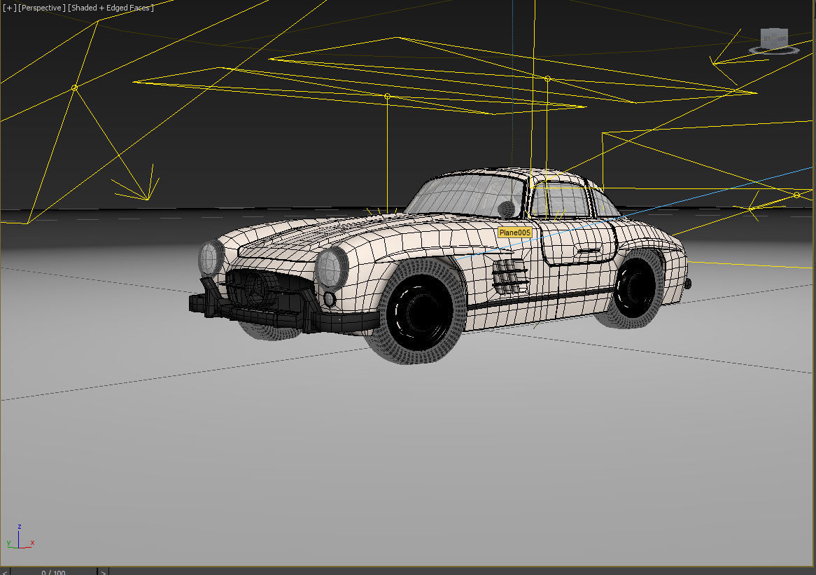 mercedes benz 300 sl 3D model_8