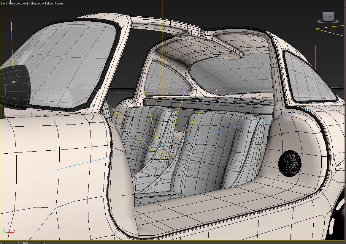 mercedes benz 300 sl 3D model_9