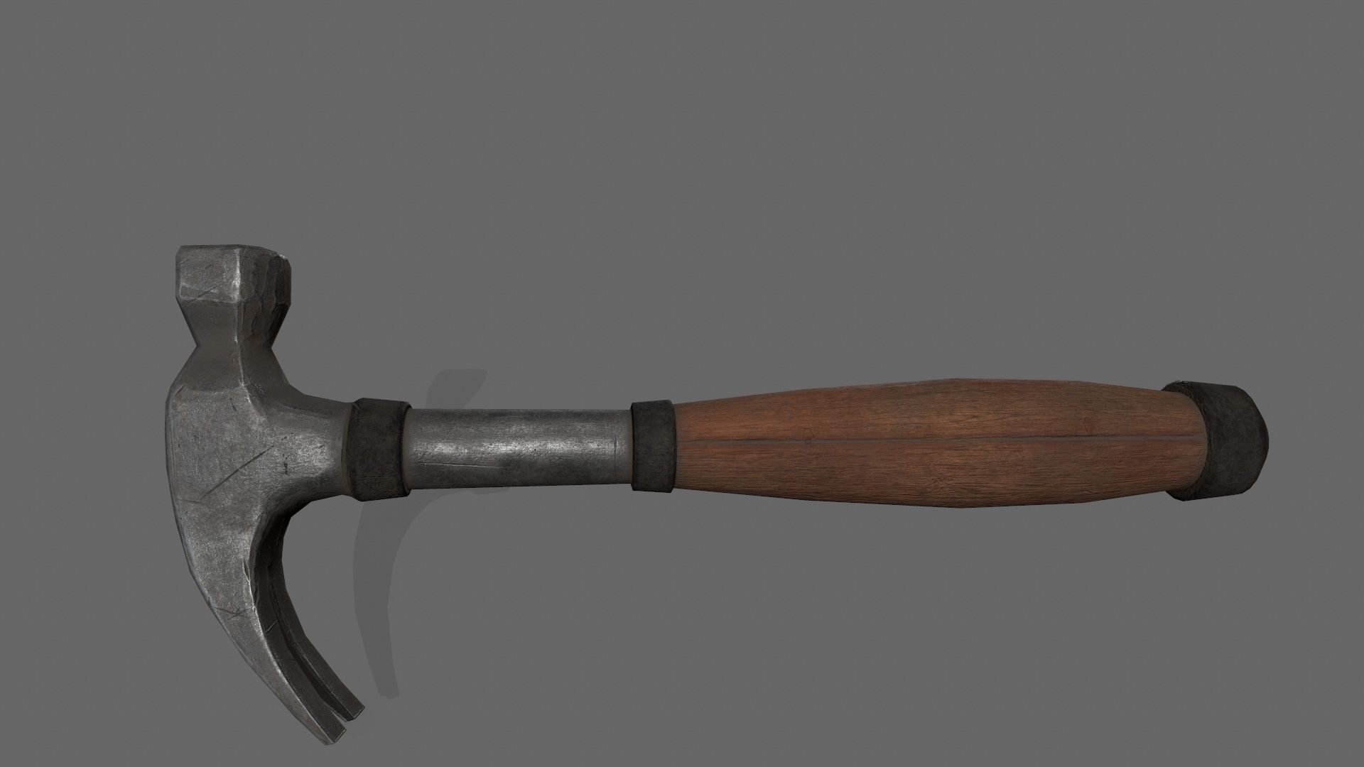 Hammer Low-poly 3D model_4