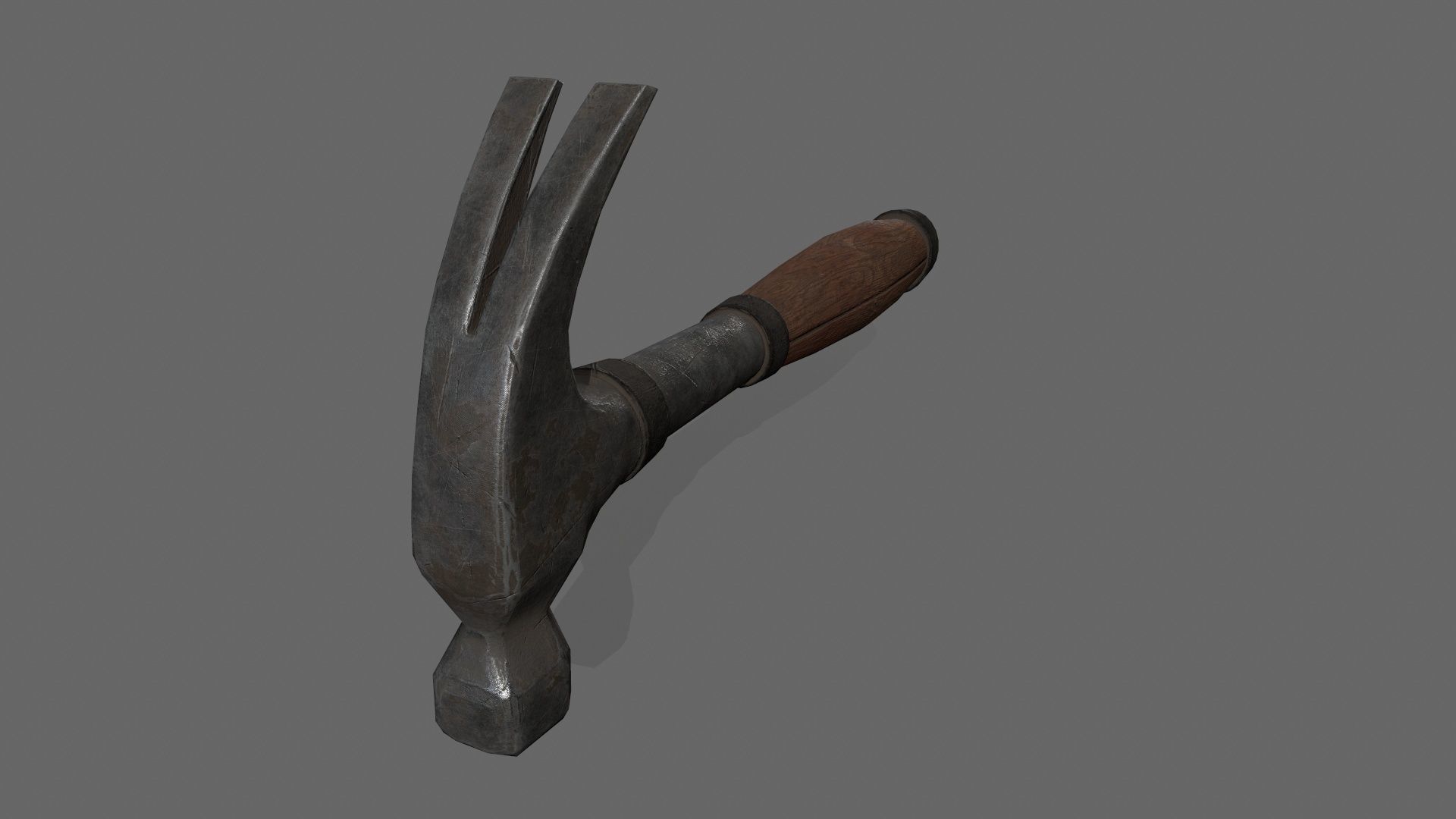 Hammer Low-poly 3D model_8