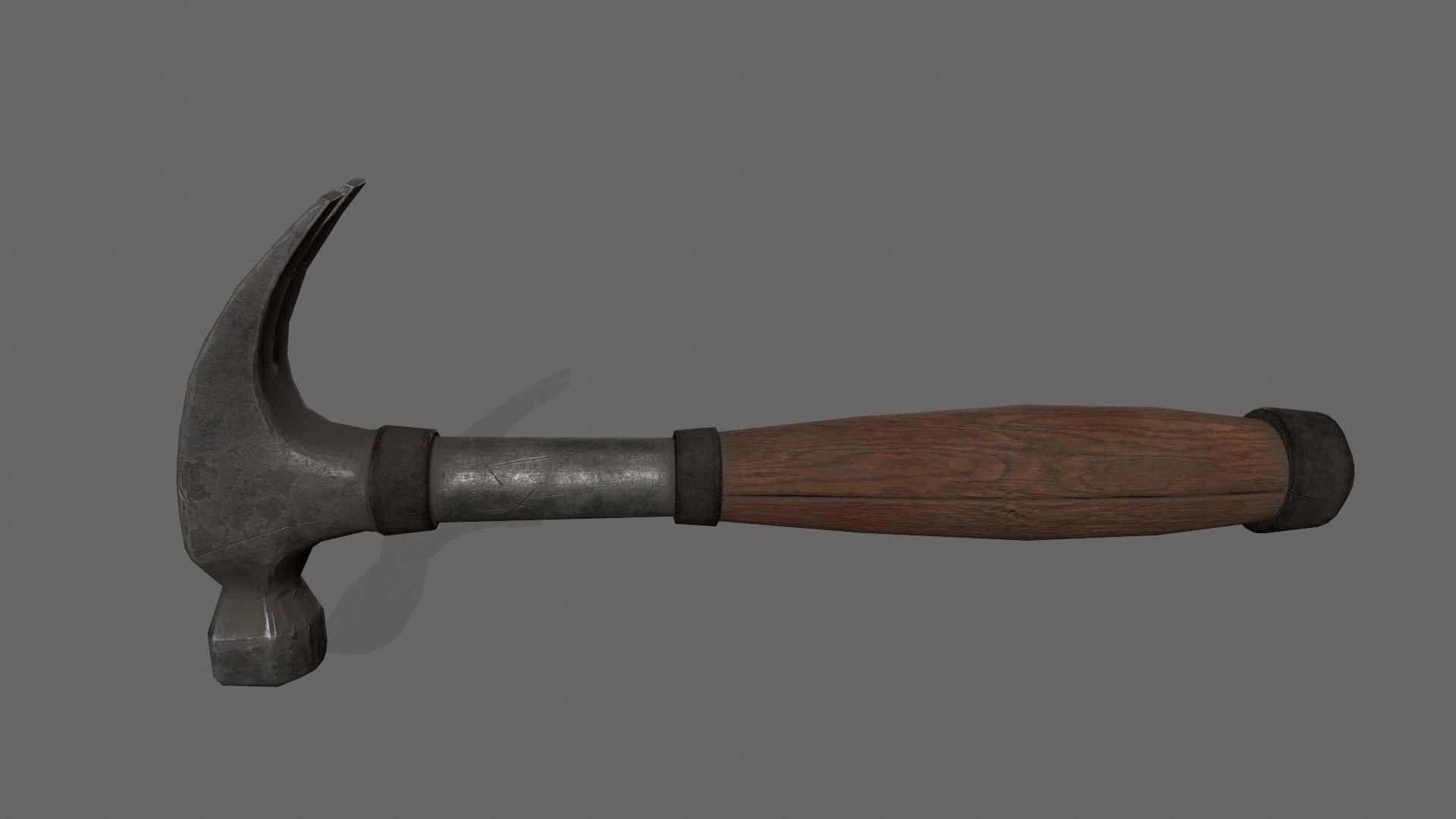 Hammer Low-poly 3D model_7