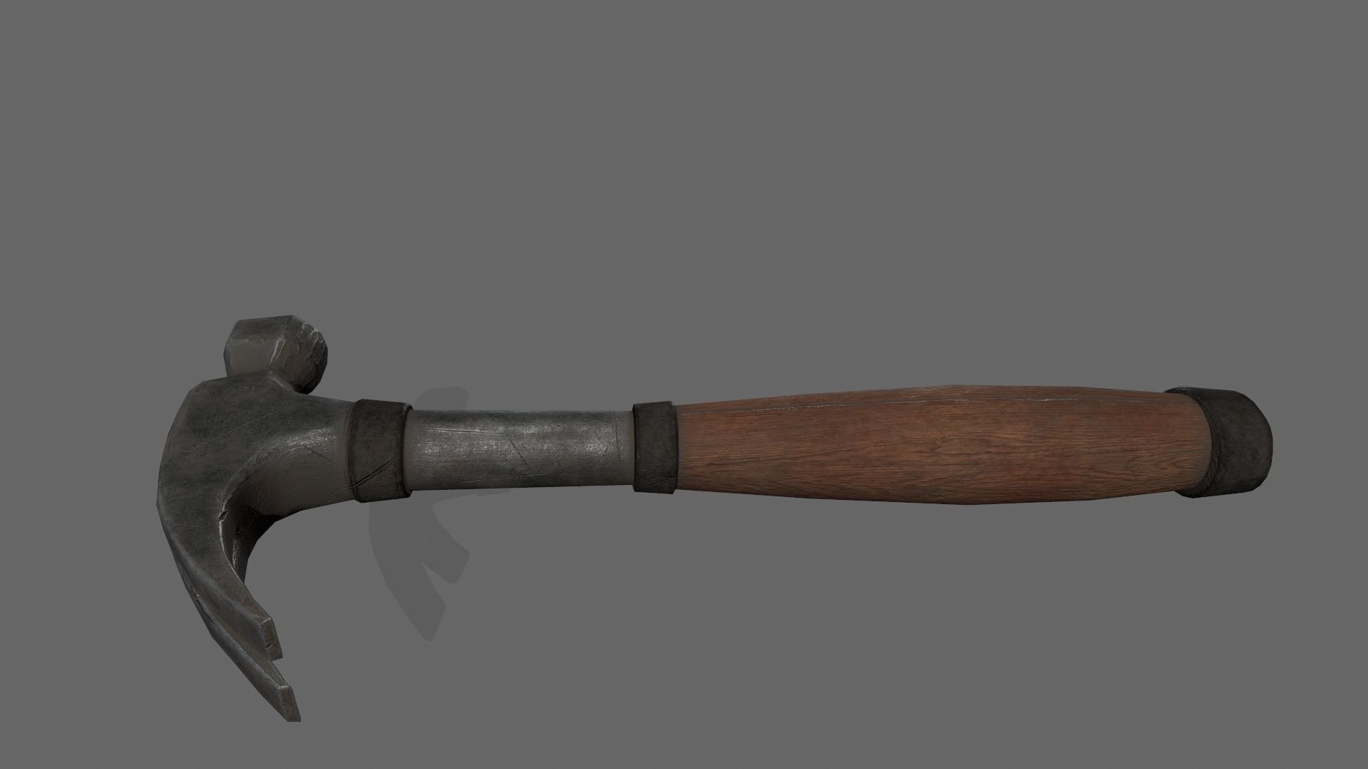 Hammer Low-poly 3D model_5