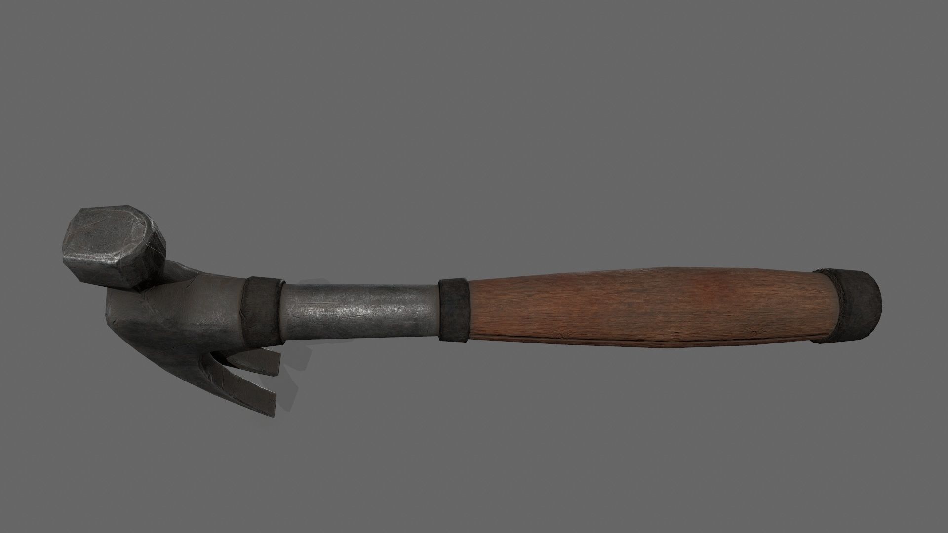 Hammer Low-poly 3D model_3