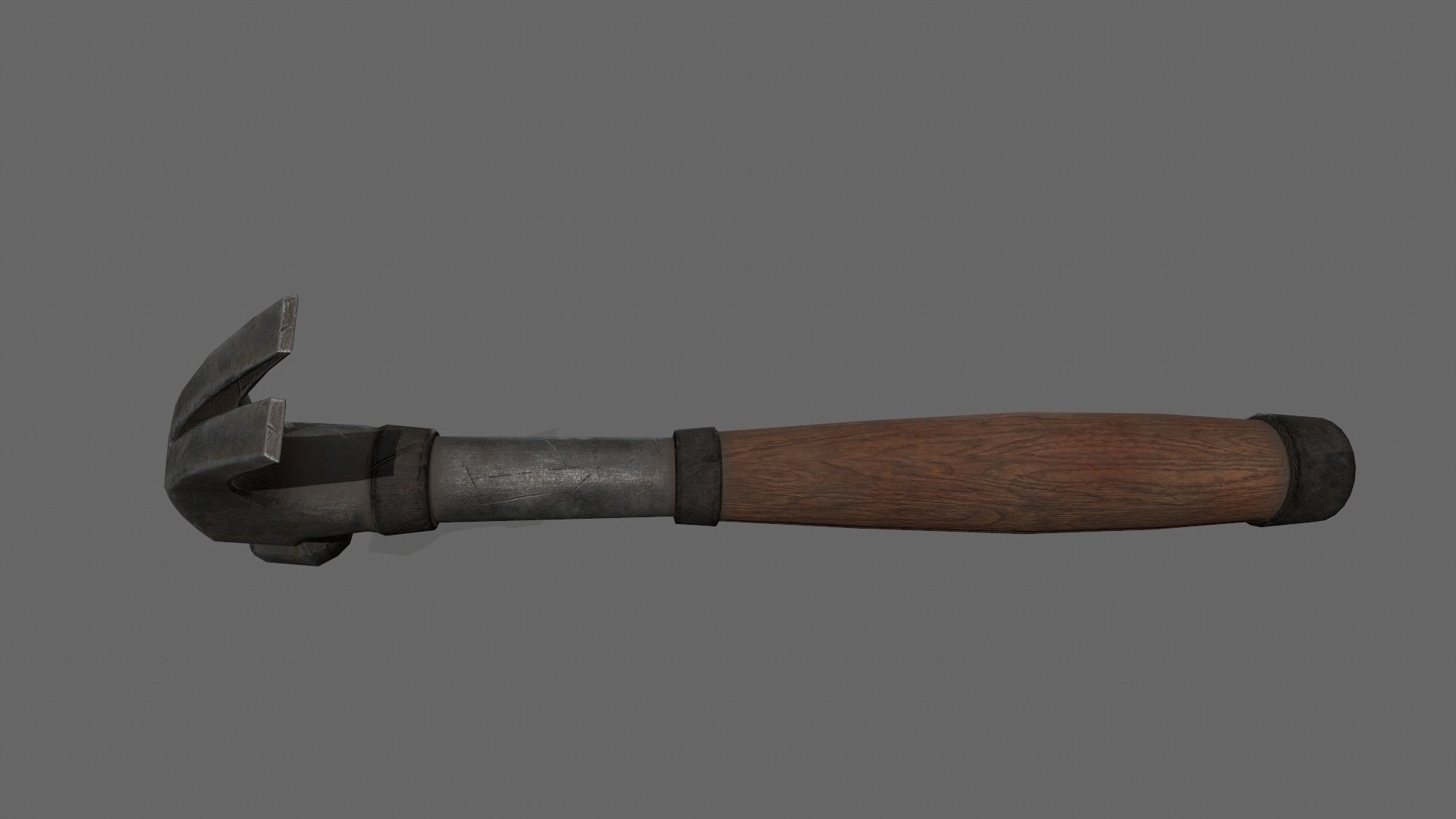 Hammer Low-poly 3D model_6