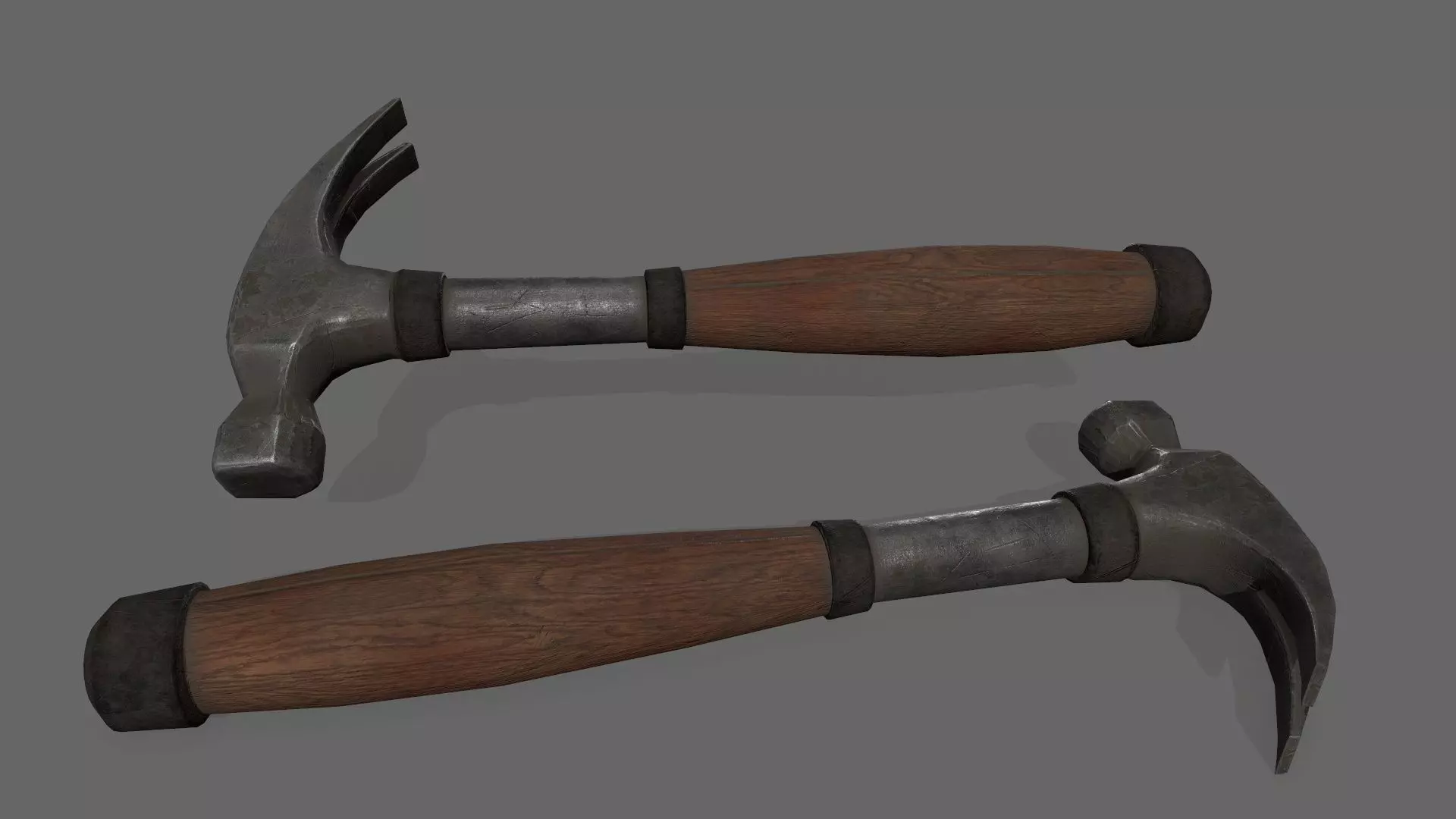Hammer Low-poly 3D model_0