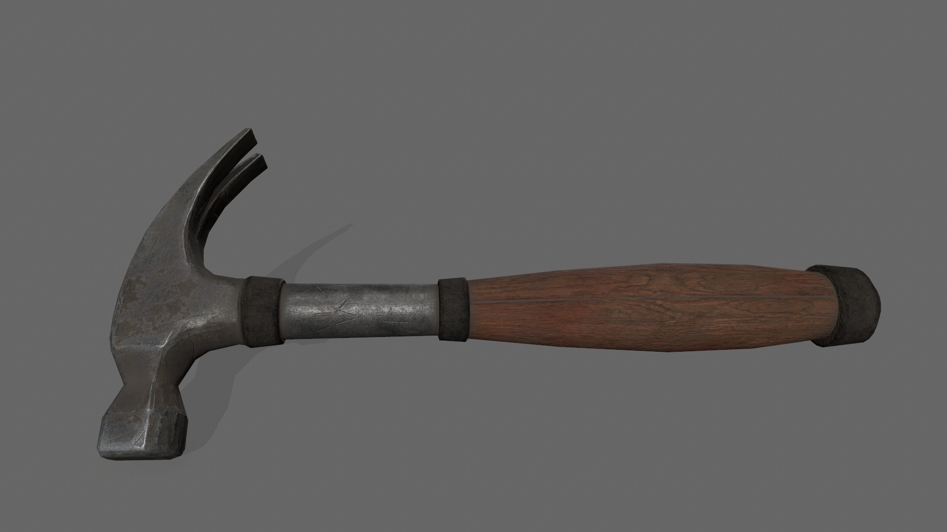Hammer Low-poly 3D model_1