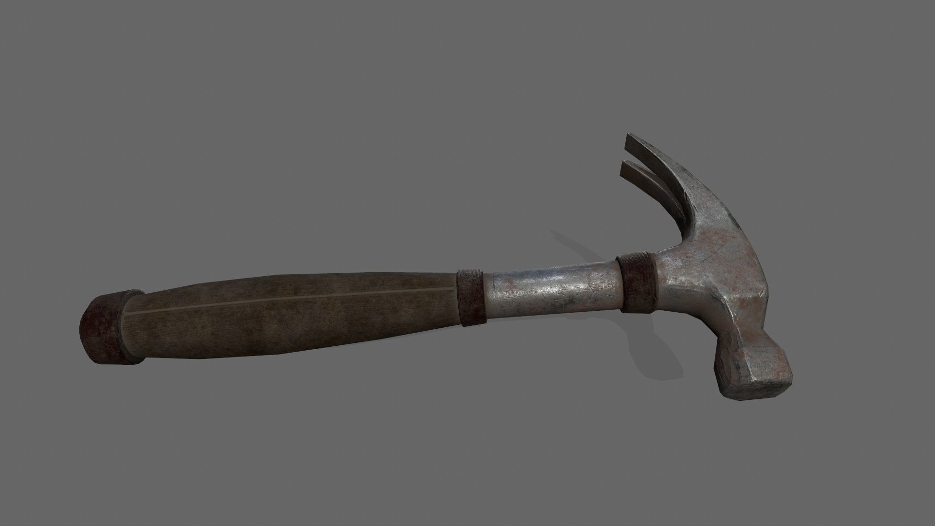 Hammer Low-poly 3D model_11