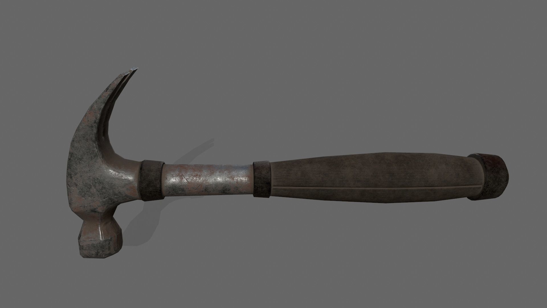 Hammer Low-poly 3D model_8