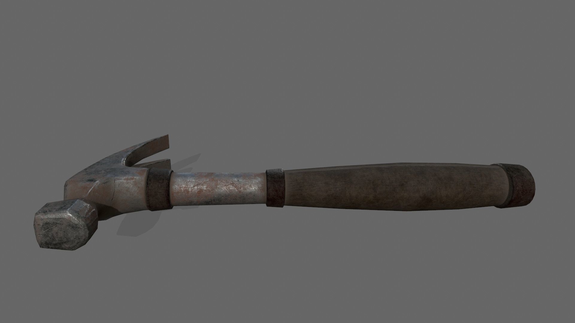 Hammer Low-poly 3D model_3