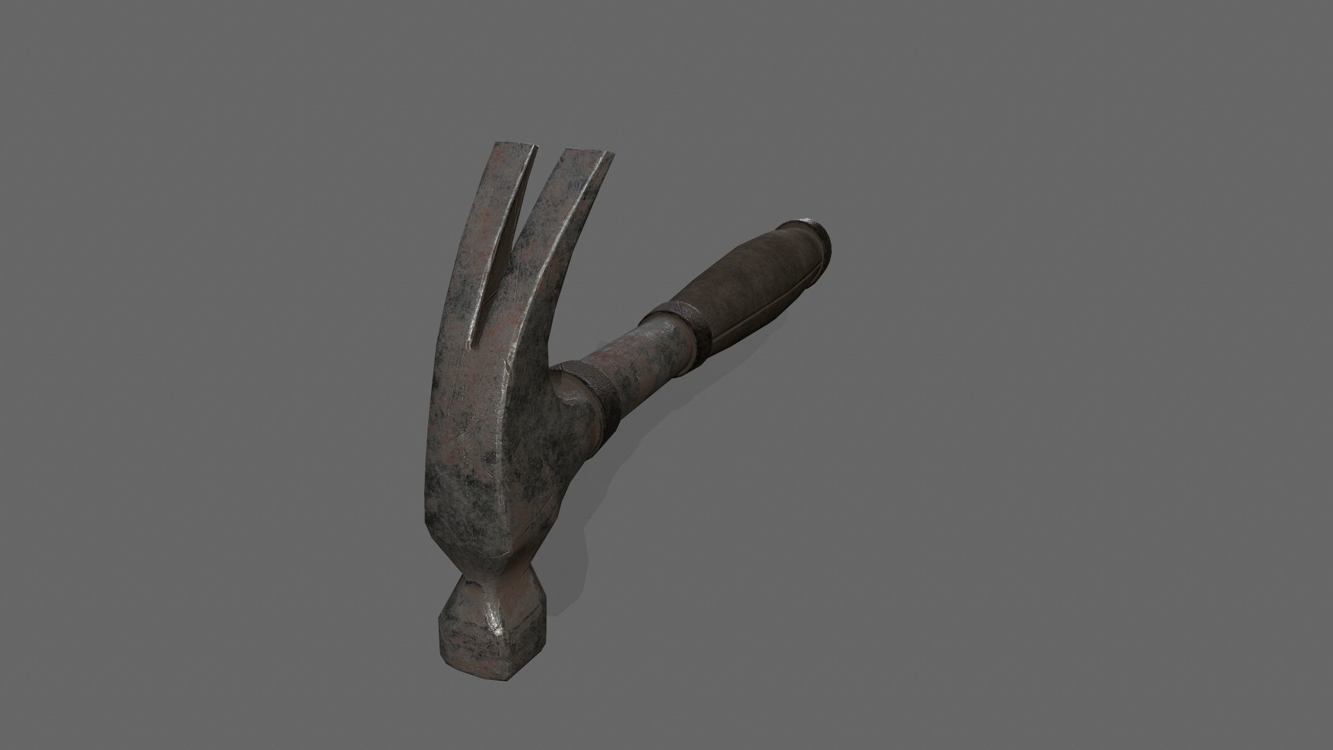 Hammer Low-poly 3D model_9