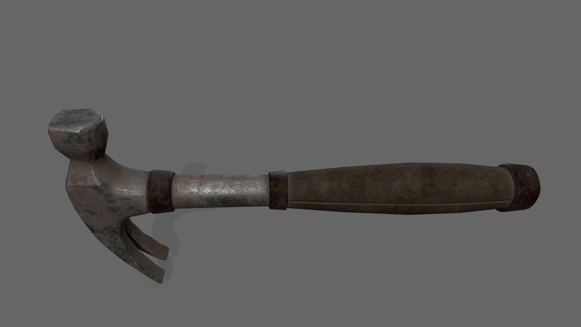 Hammer Low-poly 3D model_4