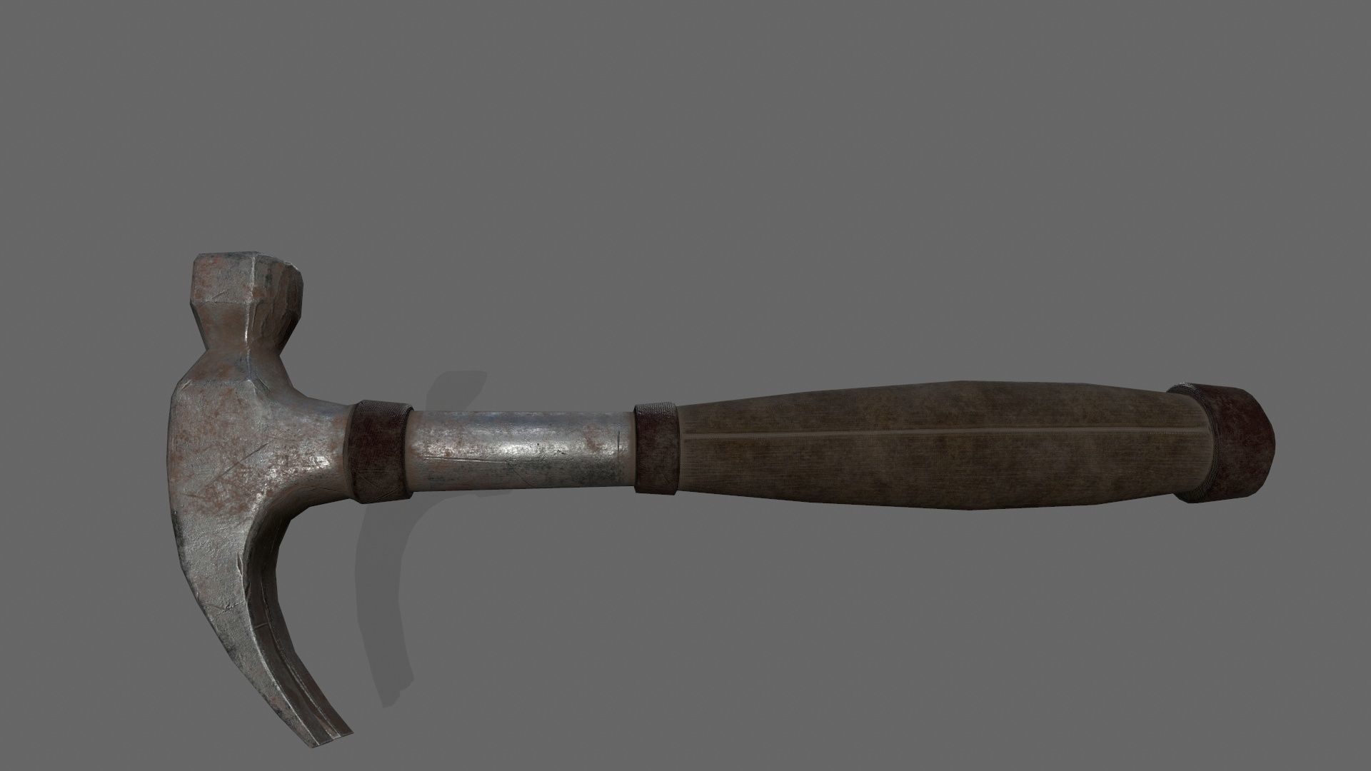 Hammer Low-poly 3D model_5