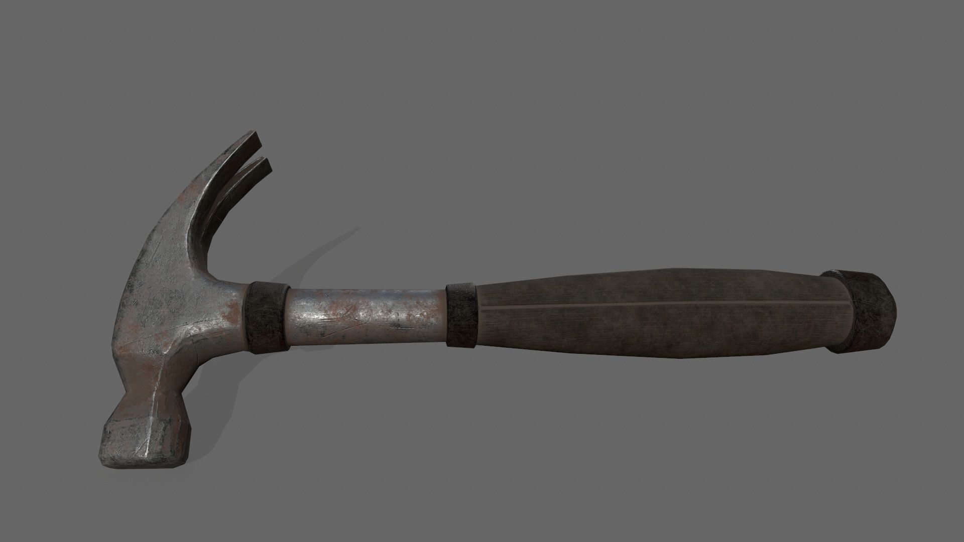 Hammer Low-poly 3D model_2