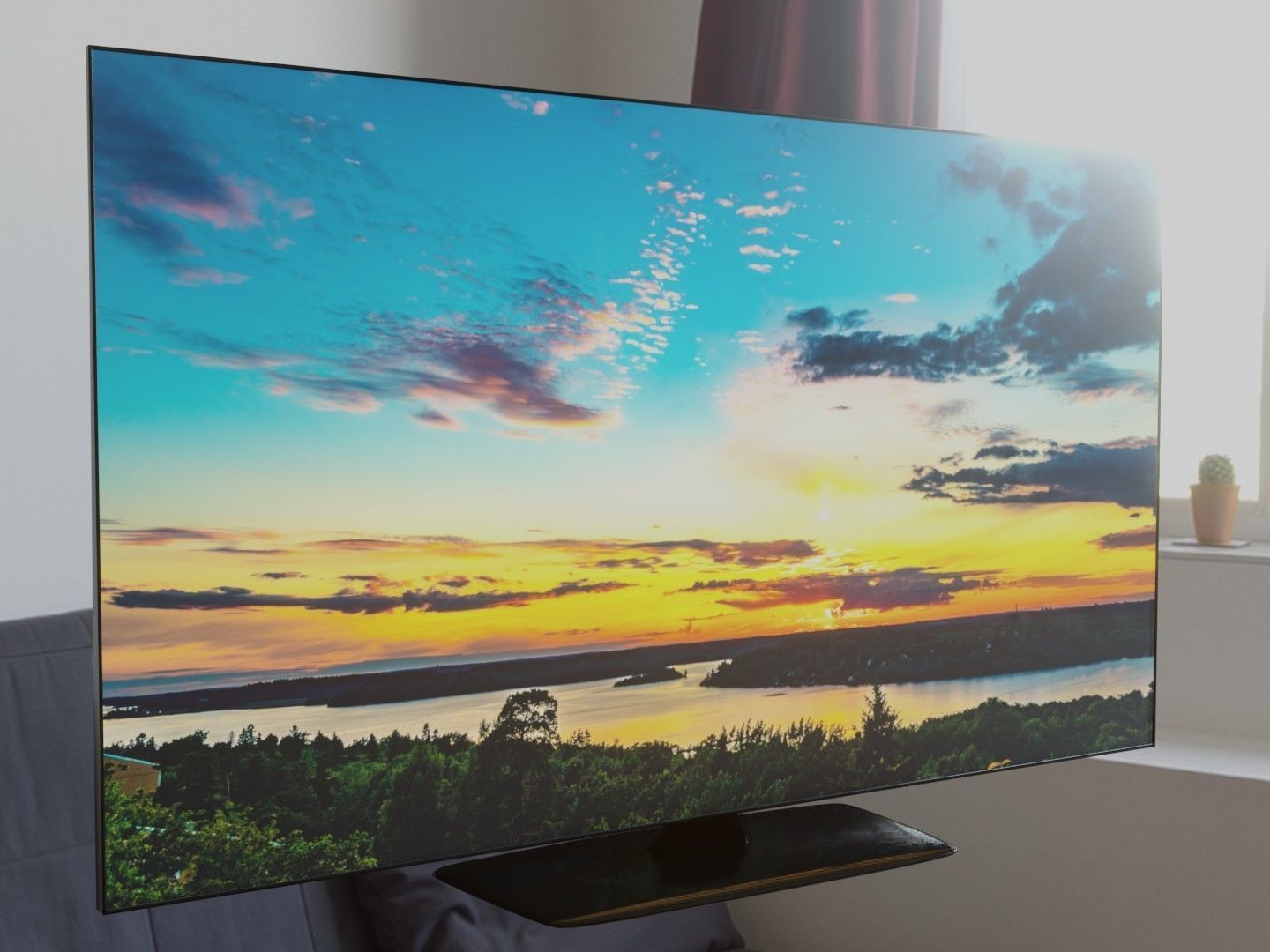 TV flatscreen ambilight 3D model_4
