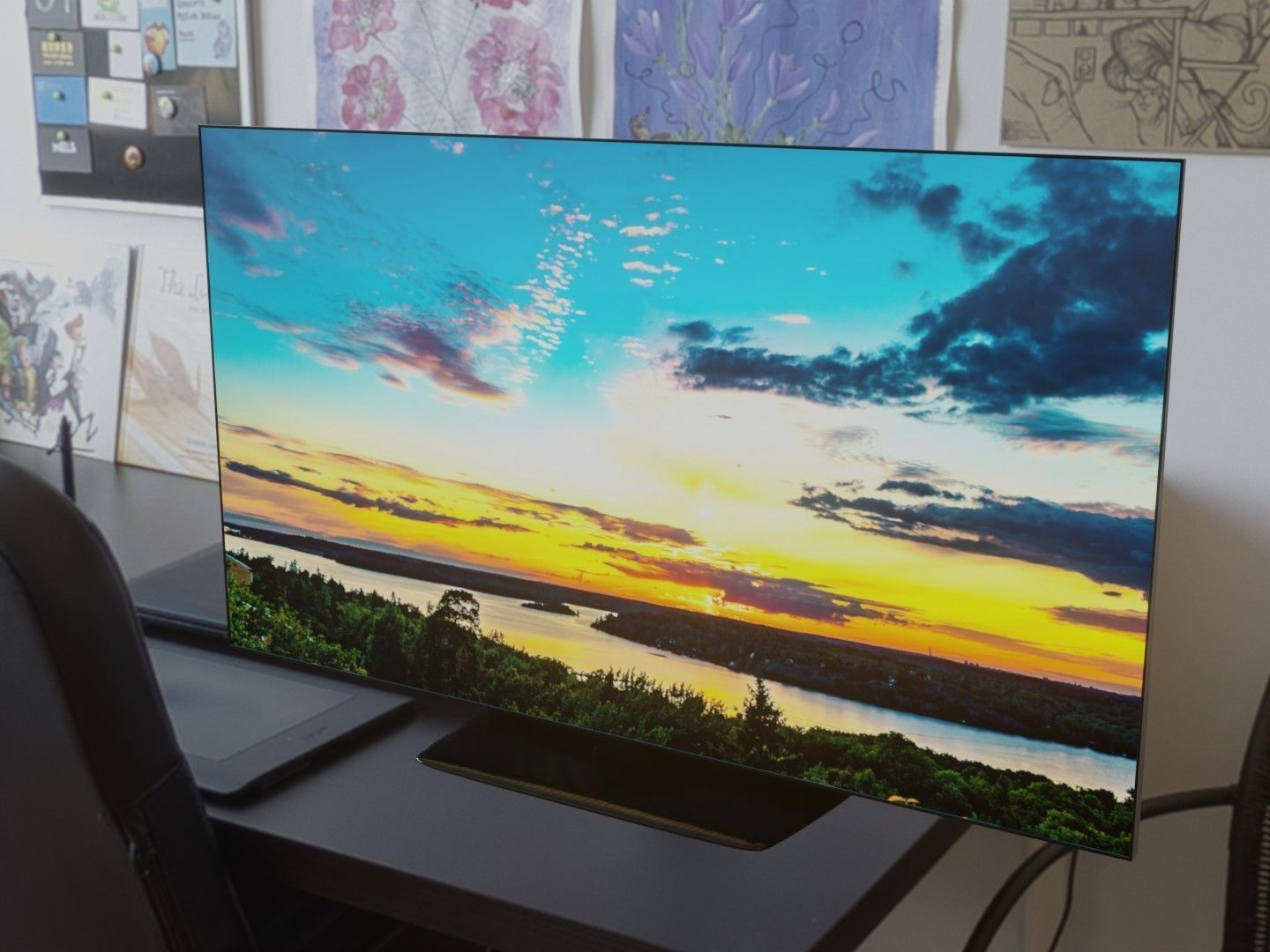 TV flatscreen ambilight 3D model_6