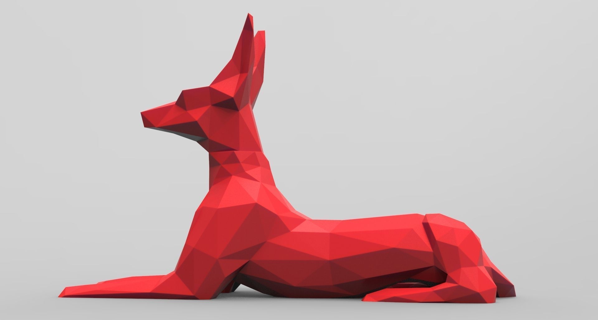  Anubis sculpture 3D print model_1