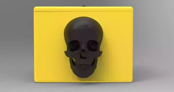 Box Skull 3D print model