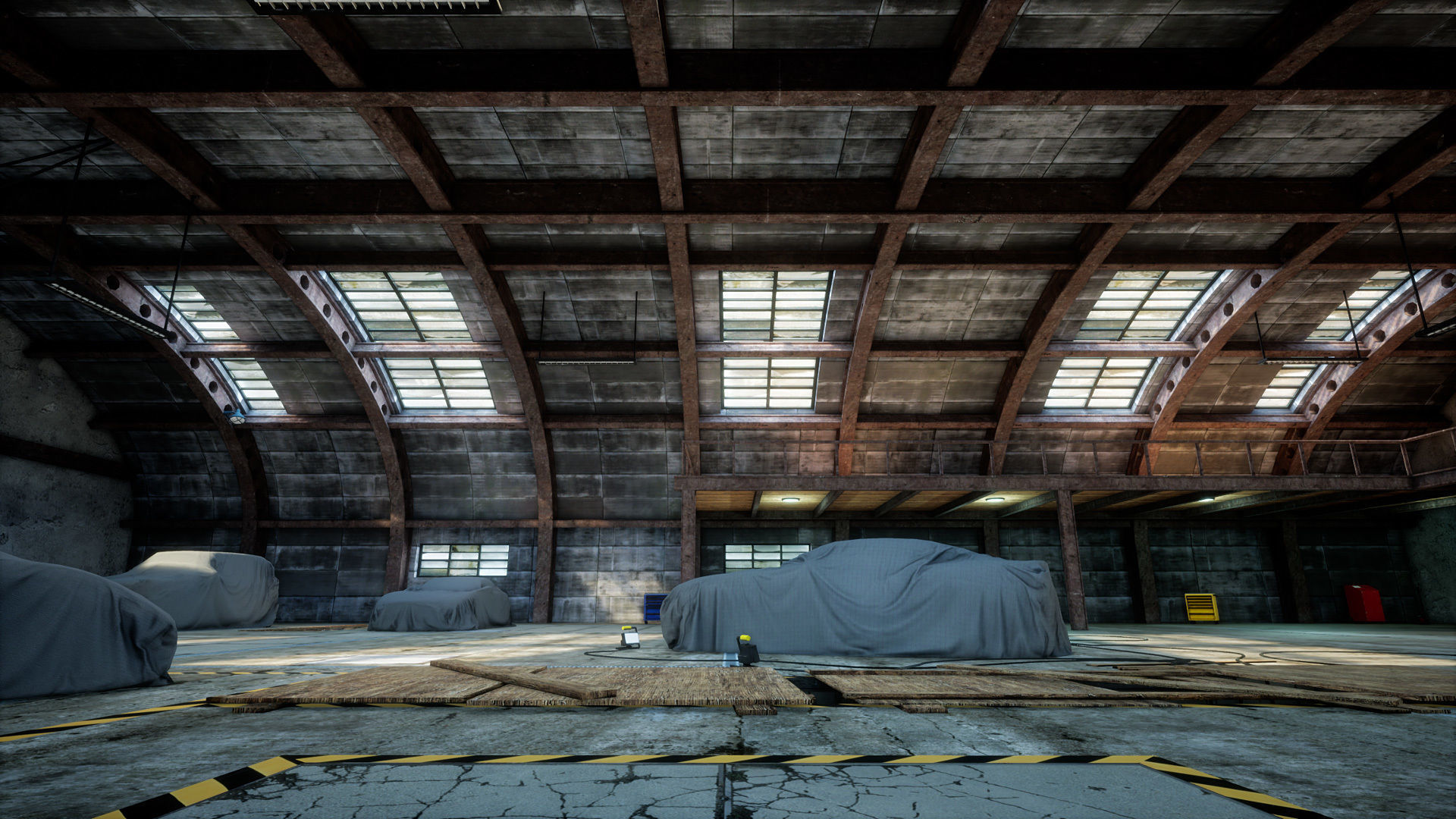 Garage 03 Low-poly 3D model_2