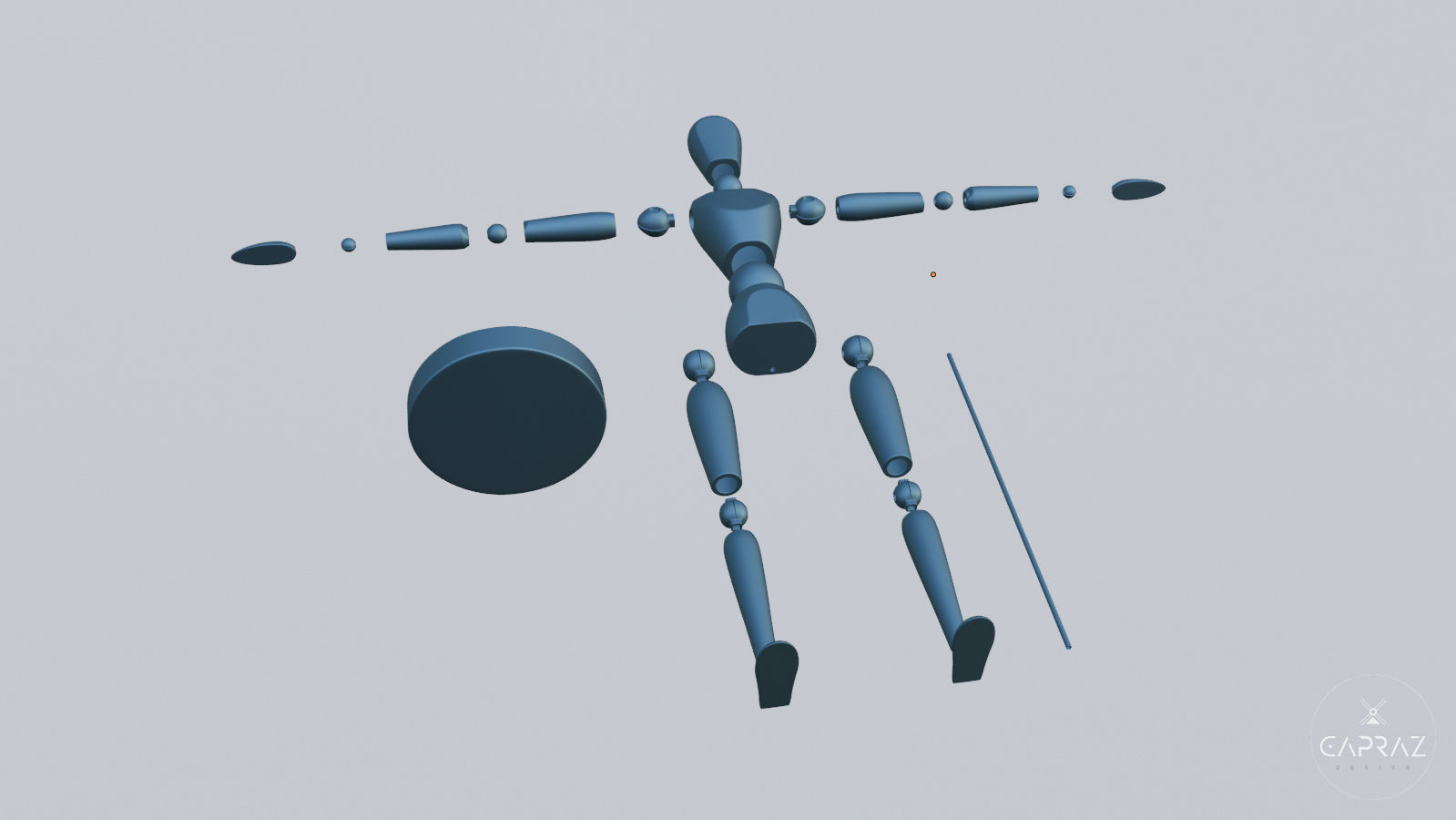 3d Printable Mannequin Figure 3D model 3D printable | CGTrader