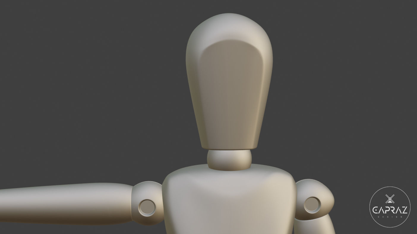 3d Printable Mannequin Figure 3D model 3D printable | CGTrader