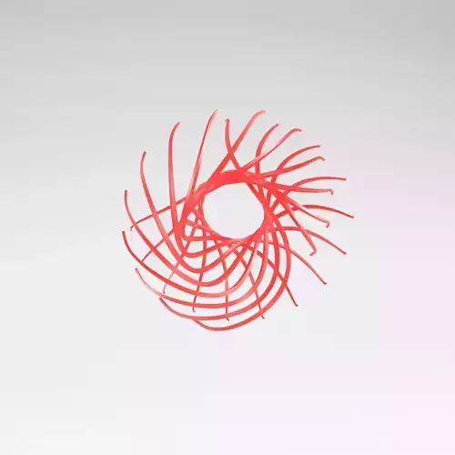 Abstract Shape v2 003 Low-poly 3D model