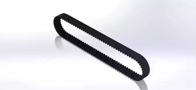 Belt HTD 500 5M - Correia HTD 500 5M 3D model