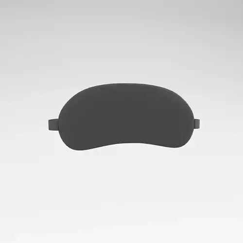 Blindfold v1 001 Low-poly 3D model