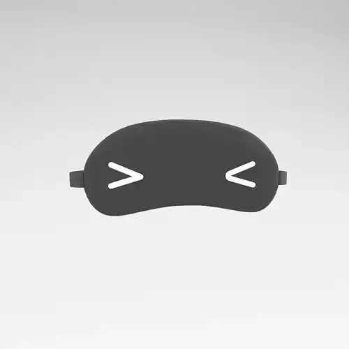 Blindfold v1 003 Low-poly 3D model