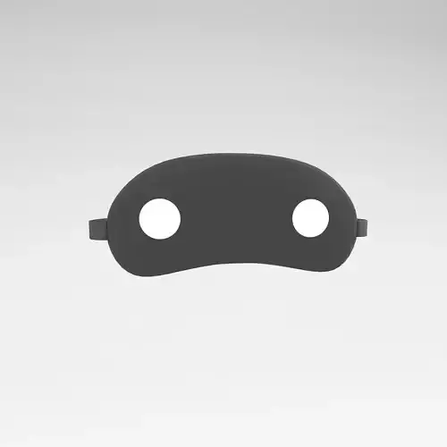 Blindfold v1 004 Low-poly 3D model