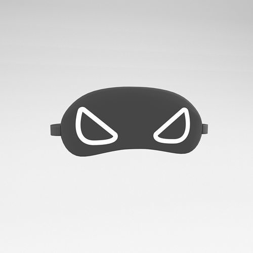 Blindfold v1 007 Low-poly 3D model