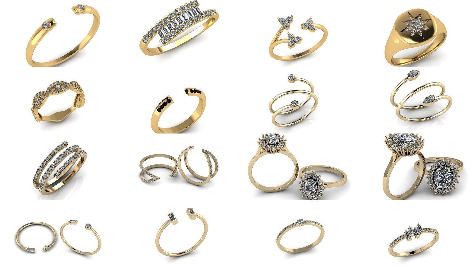 180 Jewelry Rings Collection _11