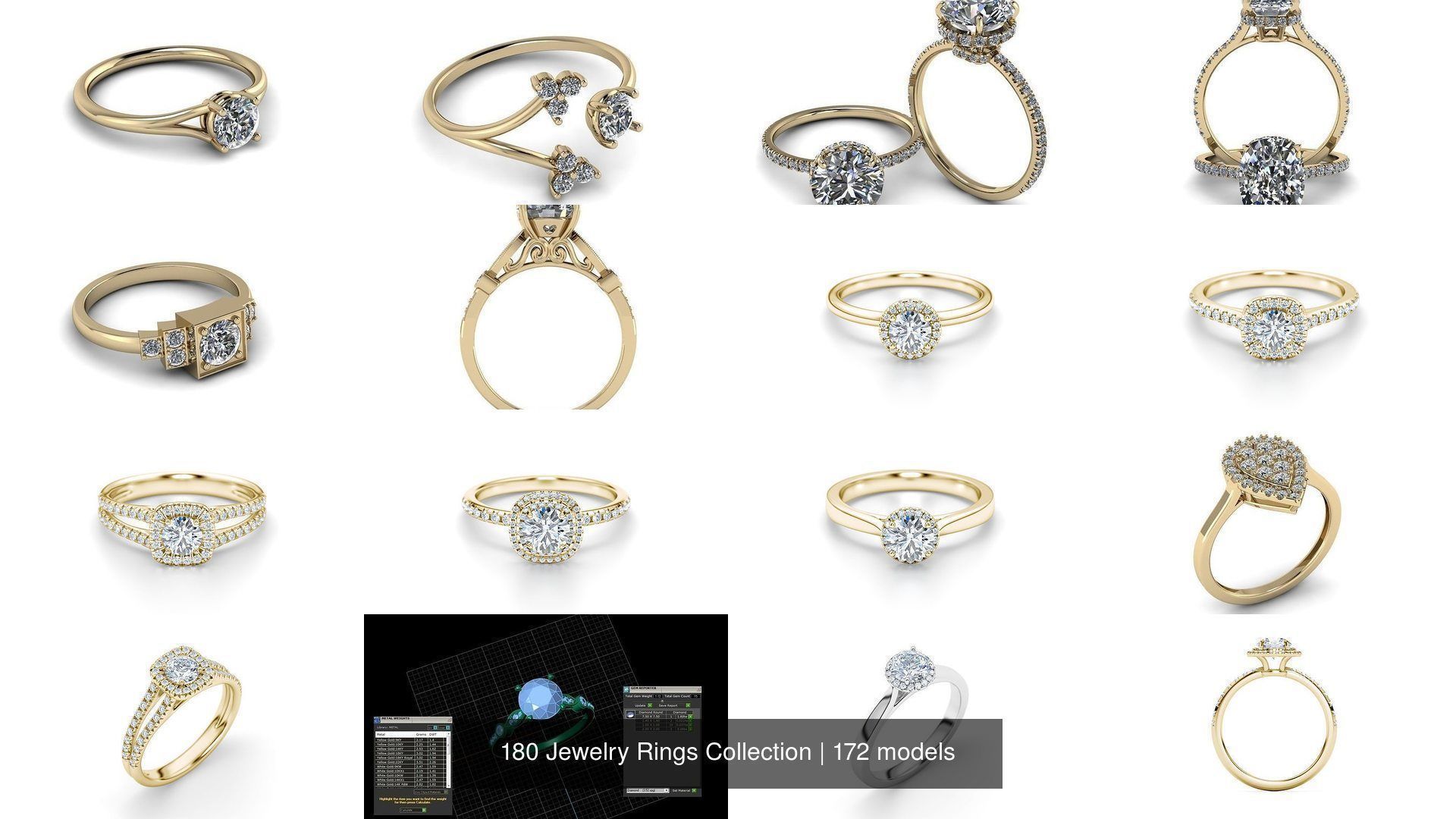 180 Jewelry Rings Collection _21