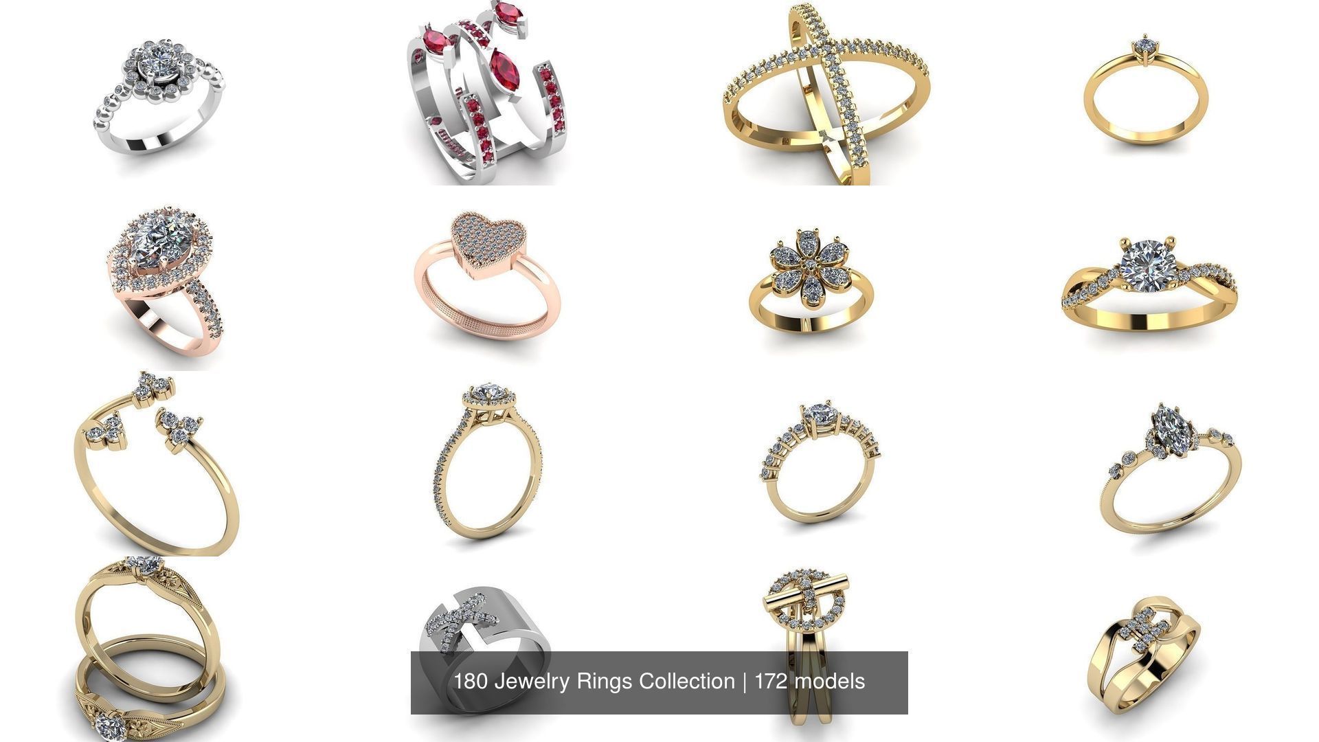180 Jewelry Rings Collection _28