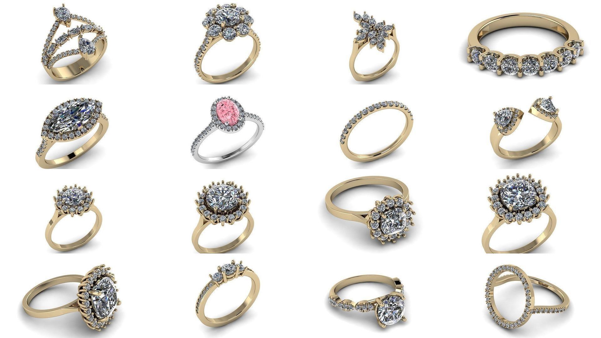180 Jewelry Rings Collection _6