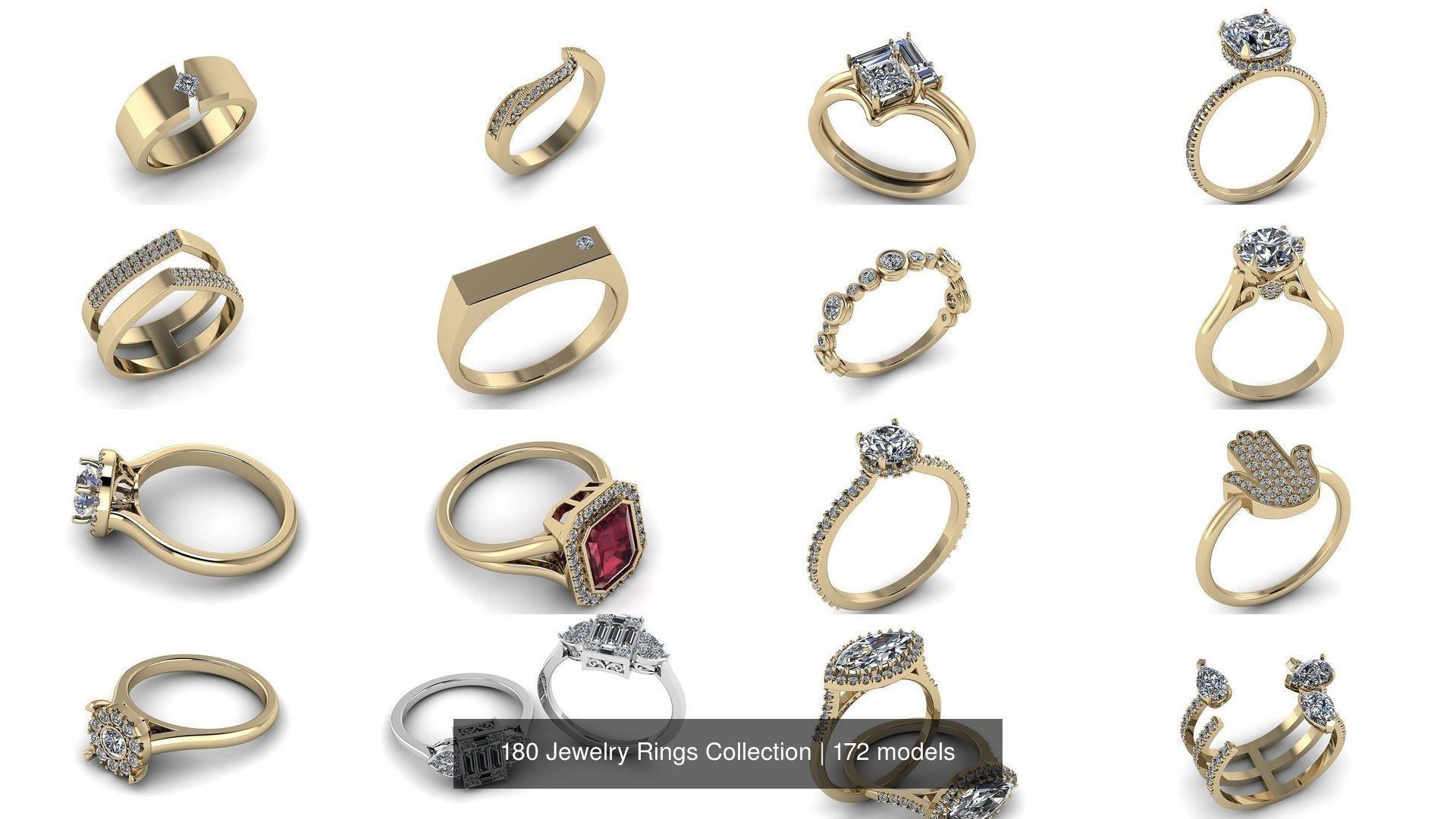 180 Jewelry Rings Collection _33