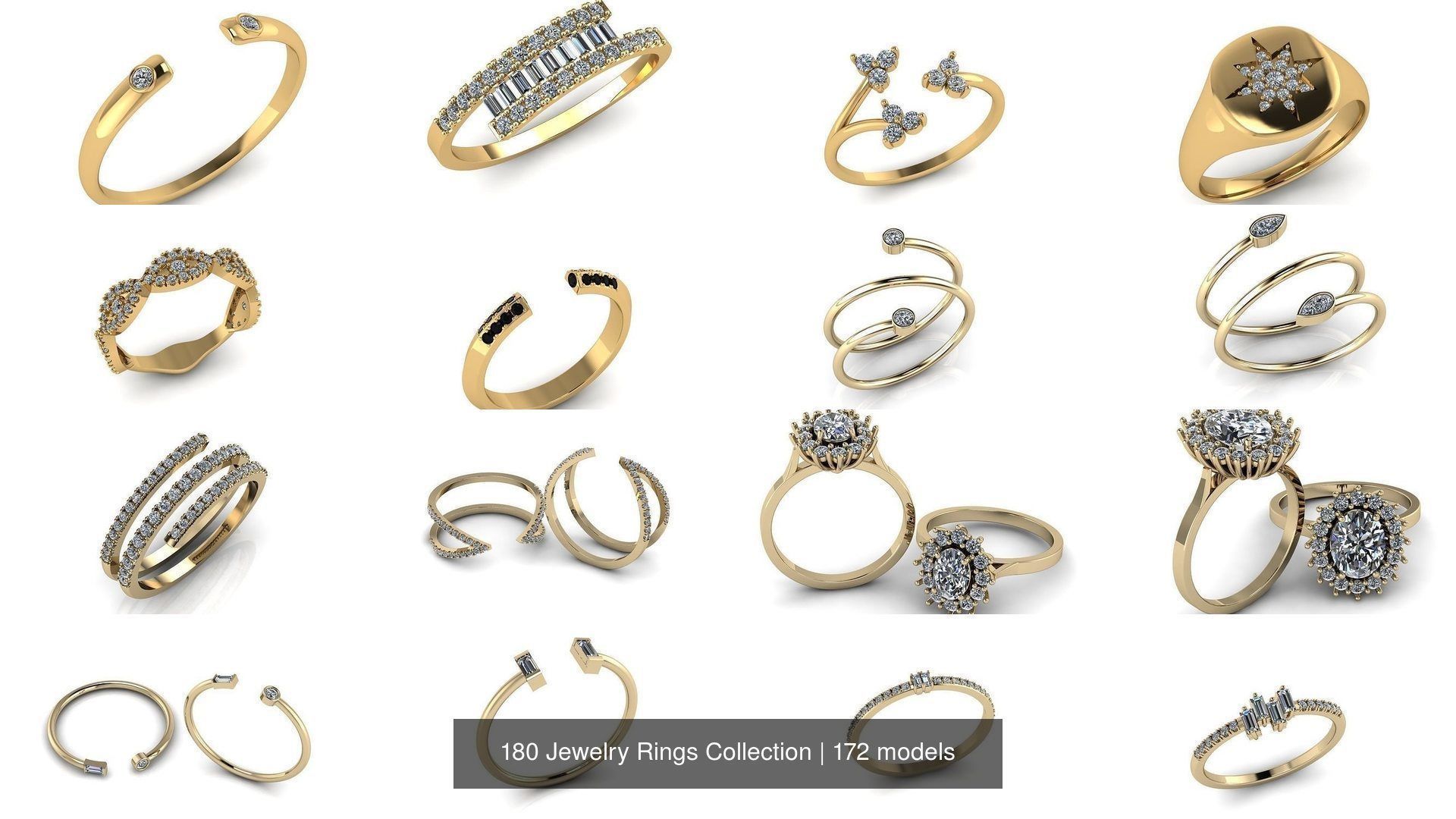 180 Jewelry Rings Collection _19