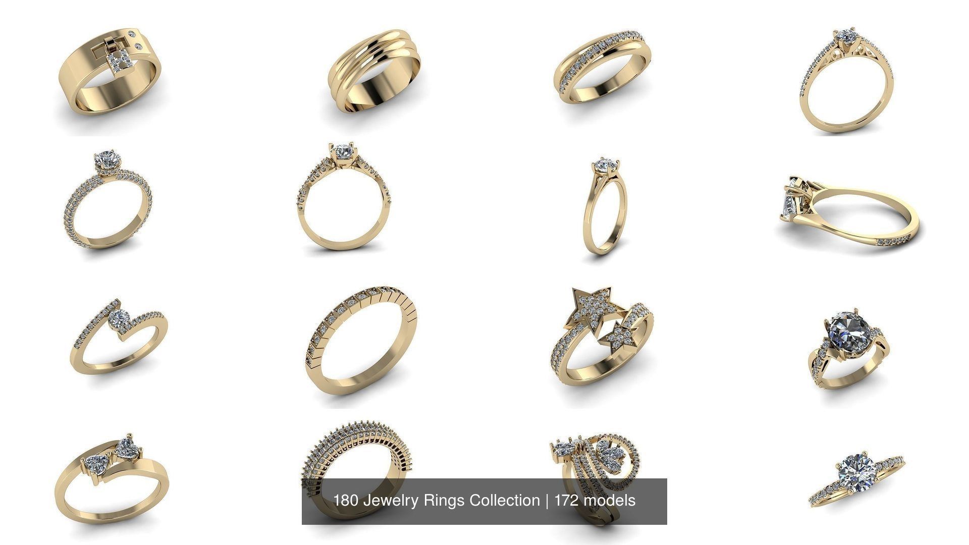 180 Jewelry Rings Collection _2