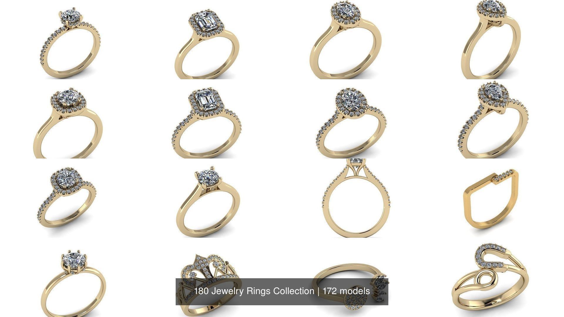 180 Jewelry Rings Collection _13