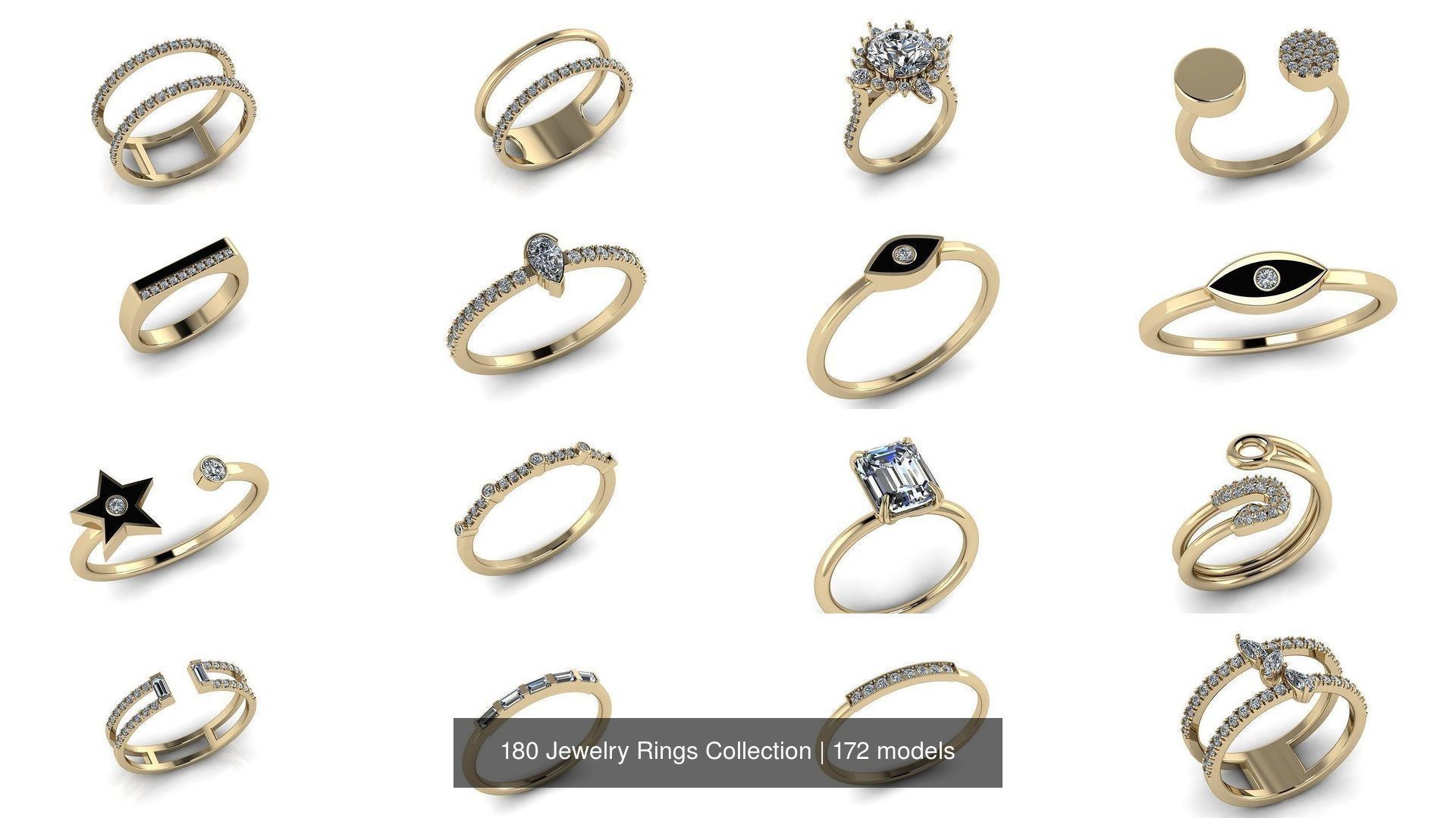180 Jewelry Rings Collection _25