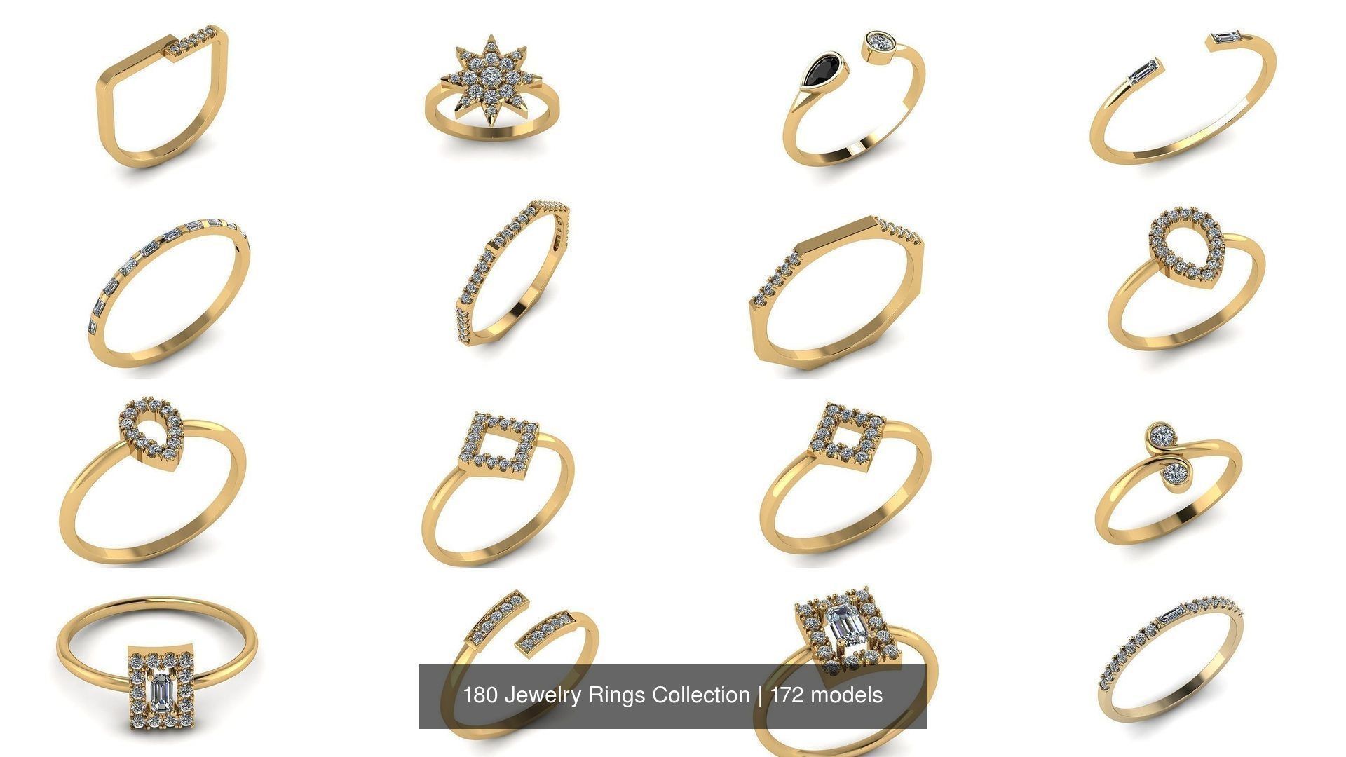 180 Jewelry Rings Collection _4