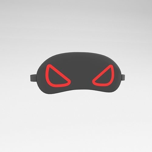Blindfold v1 008 Low-poly 3D model