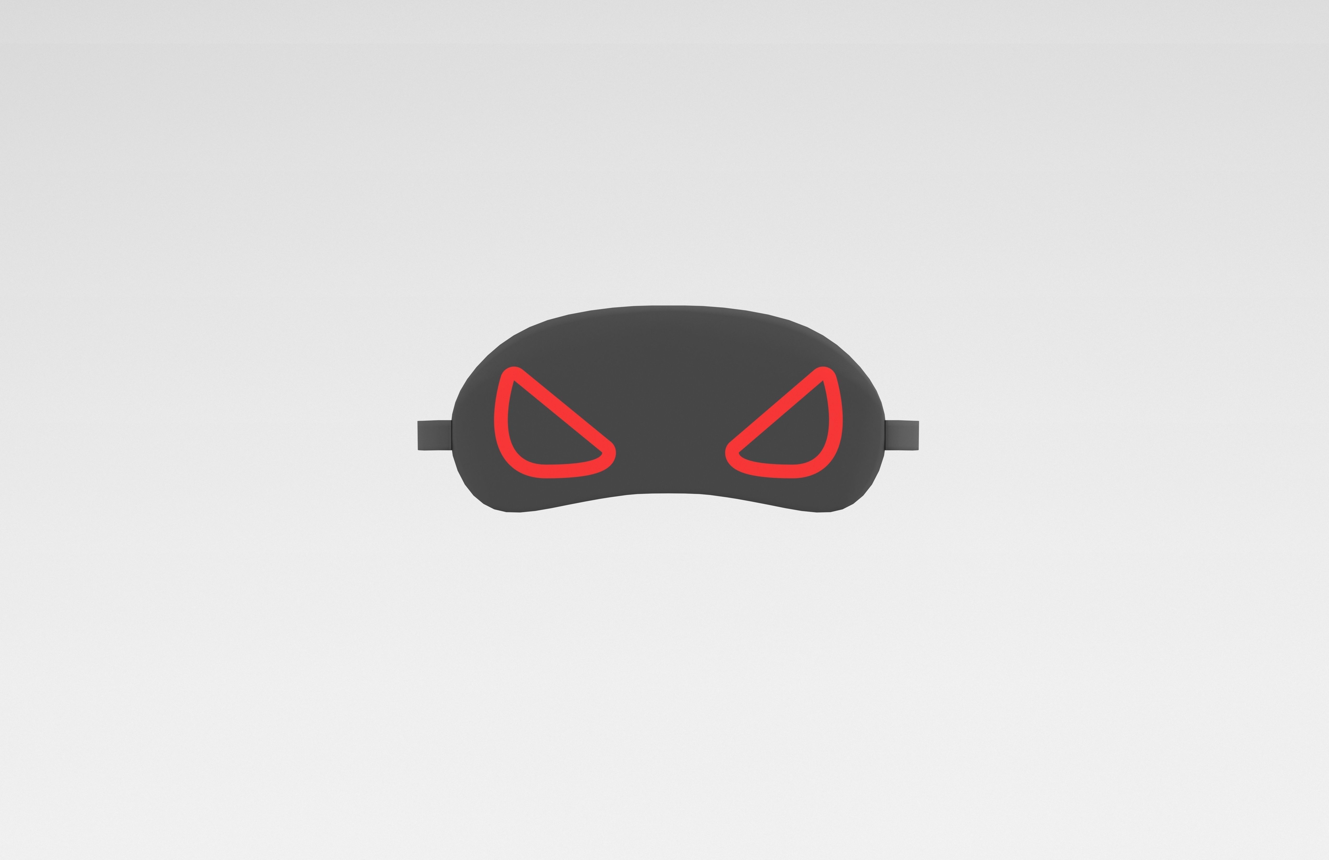 Blindfold v1 008 Low-poly 3D model_2