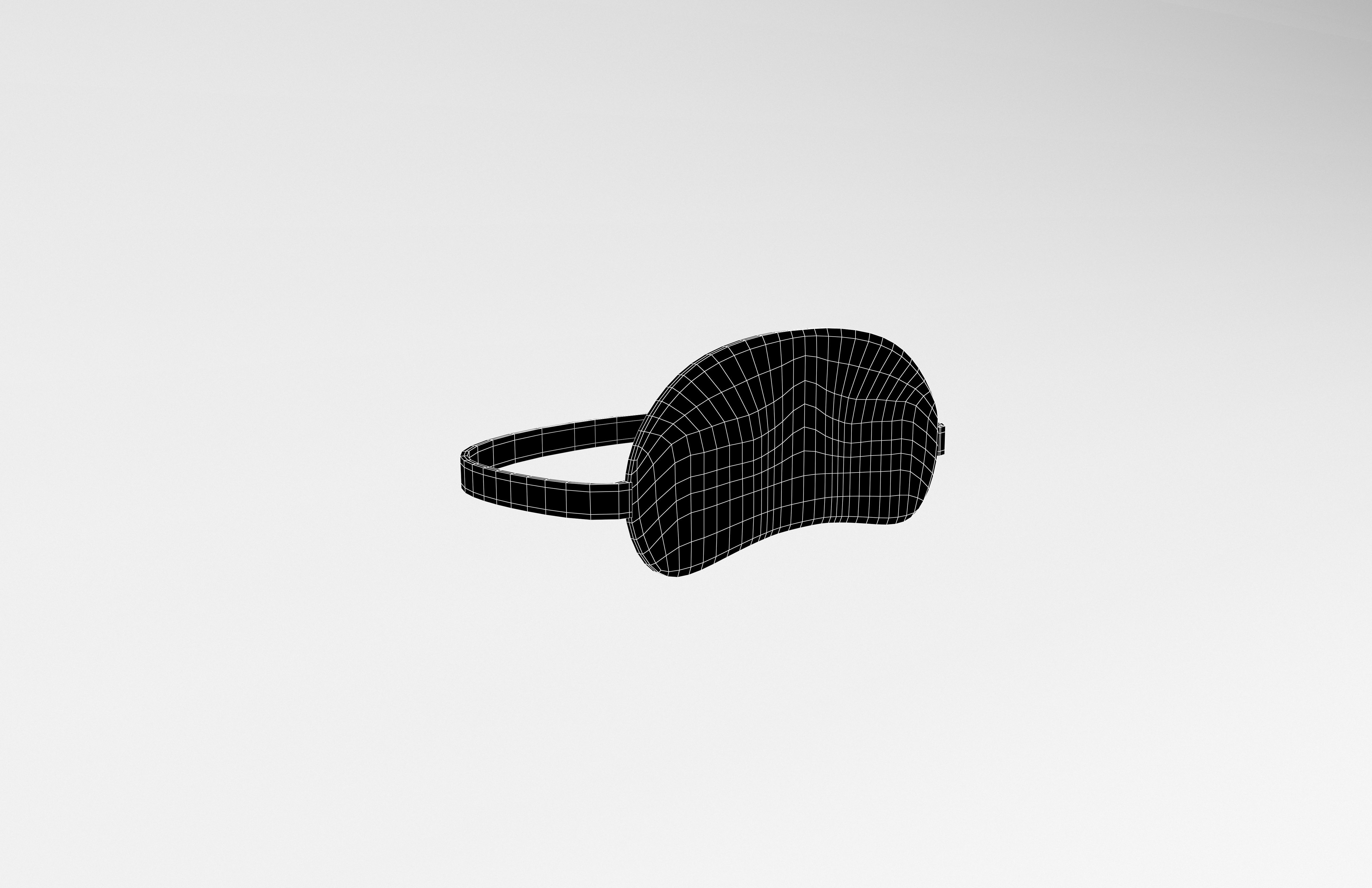 Blindfold v1 008 Low-poly 3D model_8