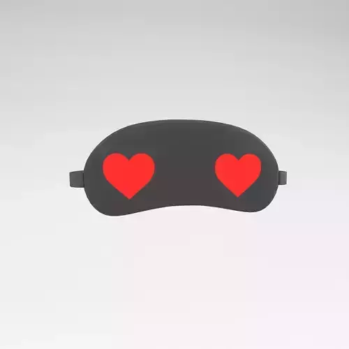 Blindfold v1 009 Low-poly 3D model